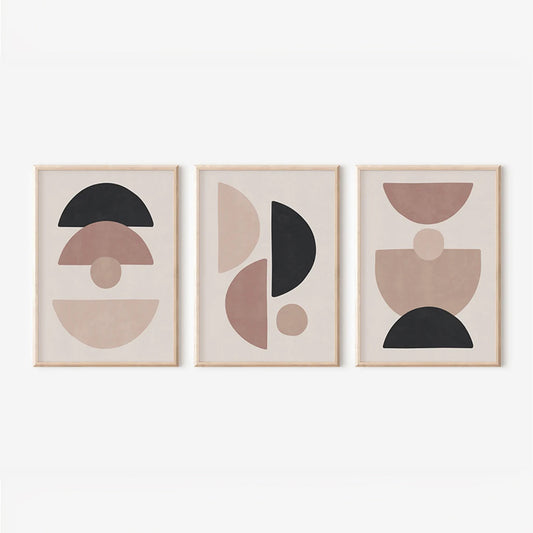 Πίνακας Veyra pakoworld τρίπτυχος με ψηφιακή εκτύπωση και πλαίσιο 33x1.5x48εκ - Hippiehome.gr