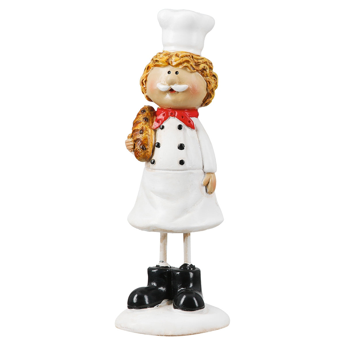 Φιγούρα Cook "Star Chef" Πολυρεζίνη Λευκό PU Pcs. Assorted 4.5x4.5x13cm - Hippiehome.gr