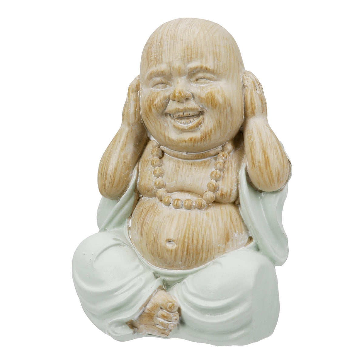 Φιγούρα Buddha "Meditation" Πολυρεζίνη Ecru PU 12 Pcs. Assorted 6x5x9.5cm - Hippiehome.gr