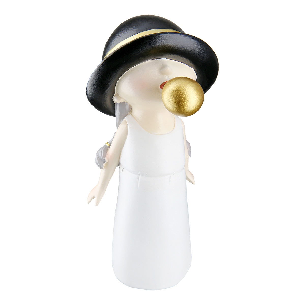 Φιγούρα Child "Bubblegum" Πολυρεζίνη Μαύρο Λευκό PU Pcs. Assorted 9x8.5x19cm - Hippiehome.gr