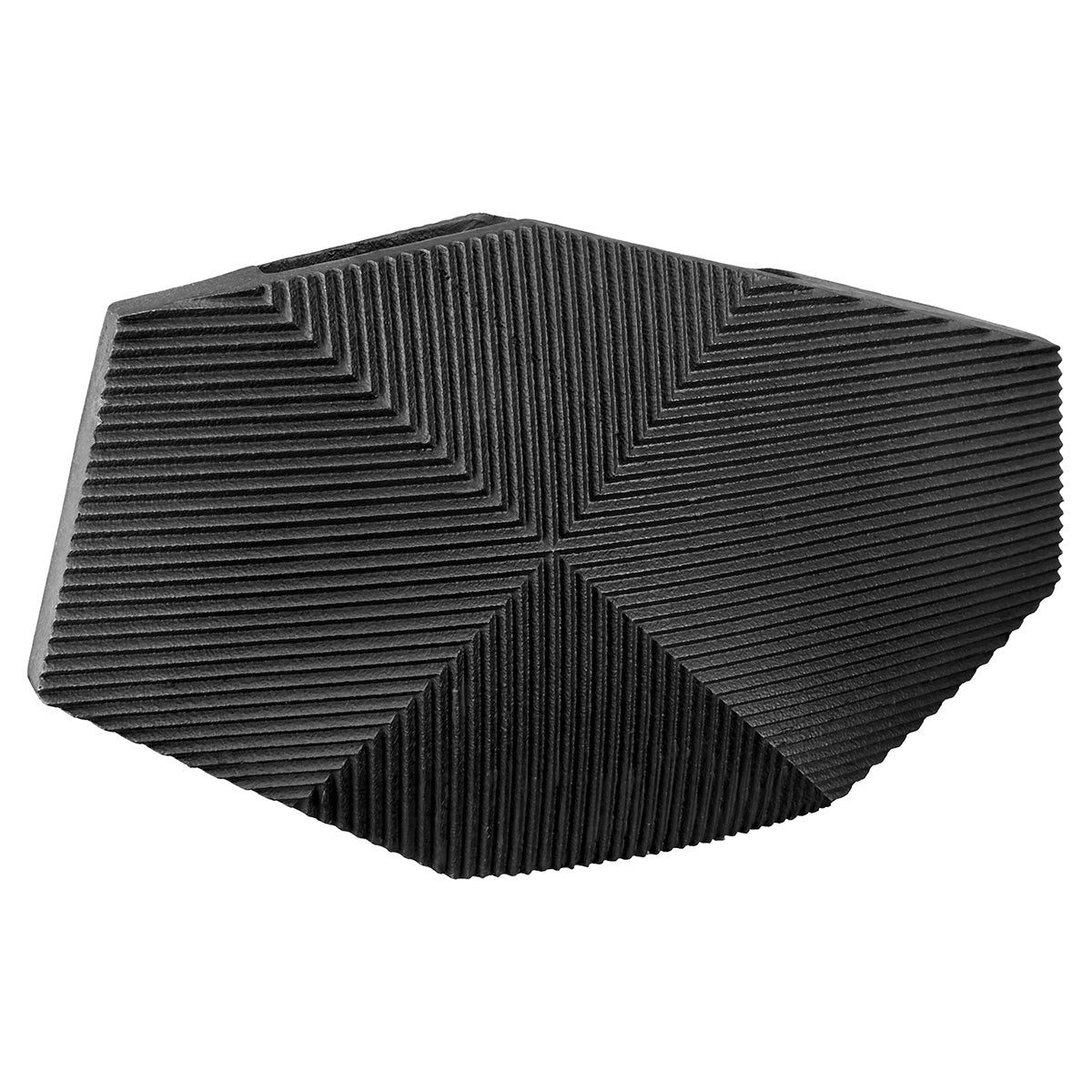 Βάζο "Heptagon" Πολυρεζίνη Μαύρο PU 38x10x21.5cm - Hippiehome.gr