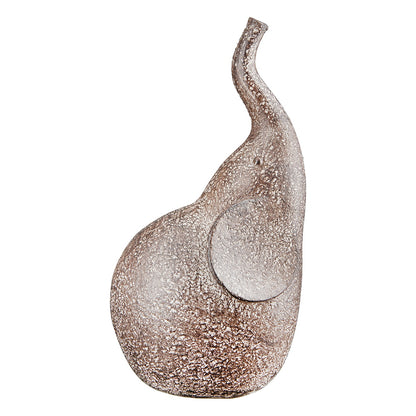 Φιγούρα Elephant "Marula" Πολυρεζίνη Brown PU 9x7.5x17cm - Hippiehome.gr
