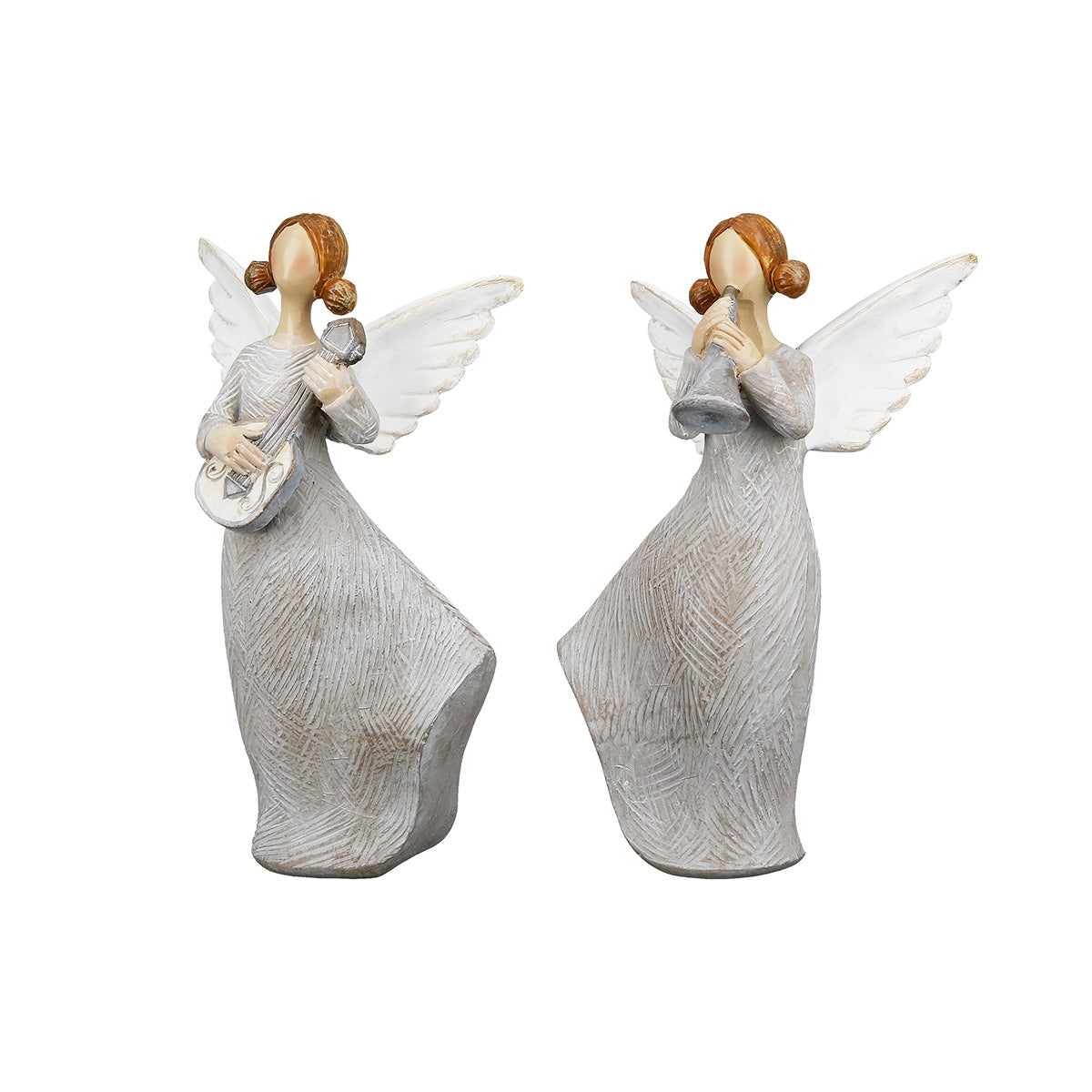Φιγούρα Angels "Nancy" Πολυμερές Γκρι PU Pcs. Assorted 7.5x6x13cm - Hippiehome.gr
