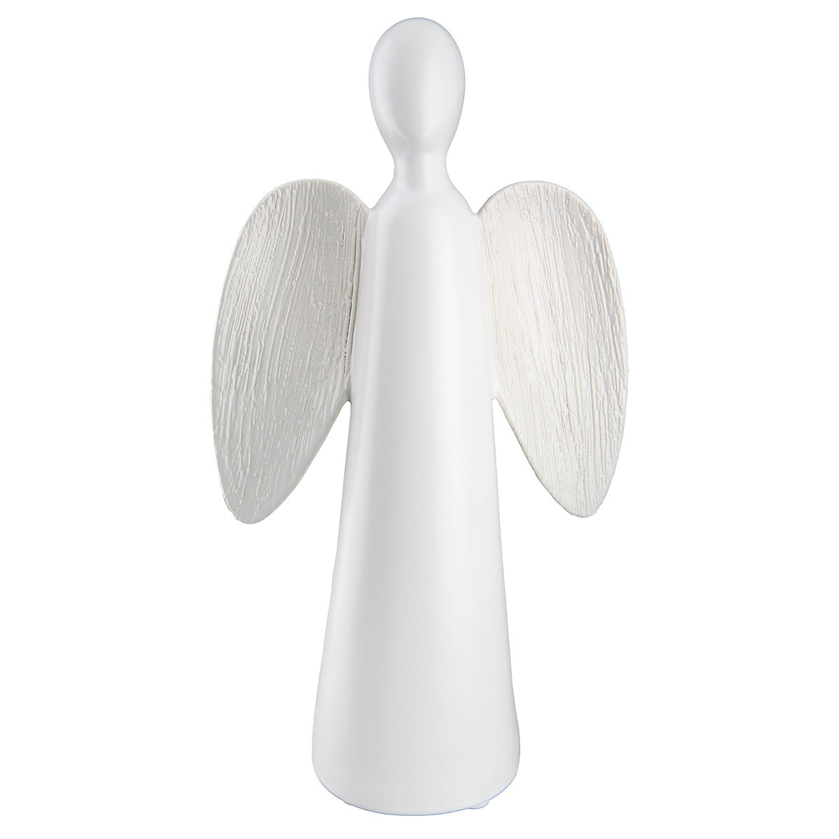 Φιγούρα Angels "Barbara" Κεραμικό Λευκό PU 13x7x24cm - Hippiehome.gr