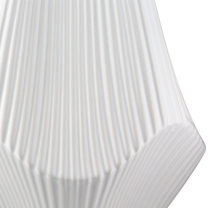 Βάζο Κεραμικό Λευκό 15Χ15Χ18εκ 15Χ15Χ18εκ - Hippiehome.gr