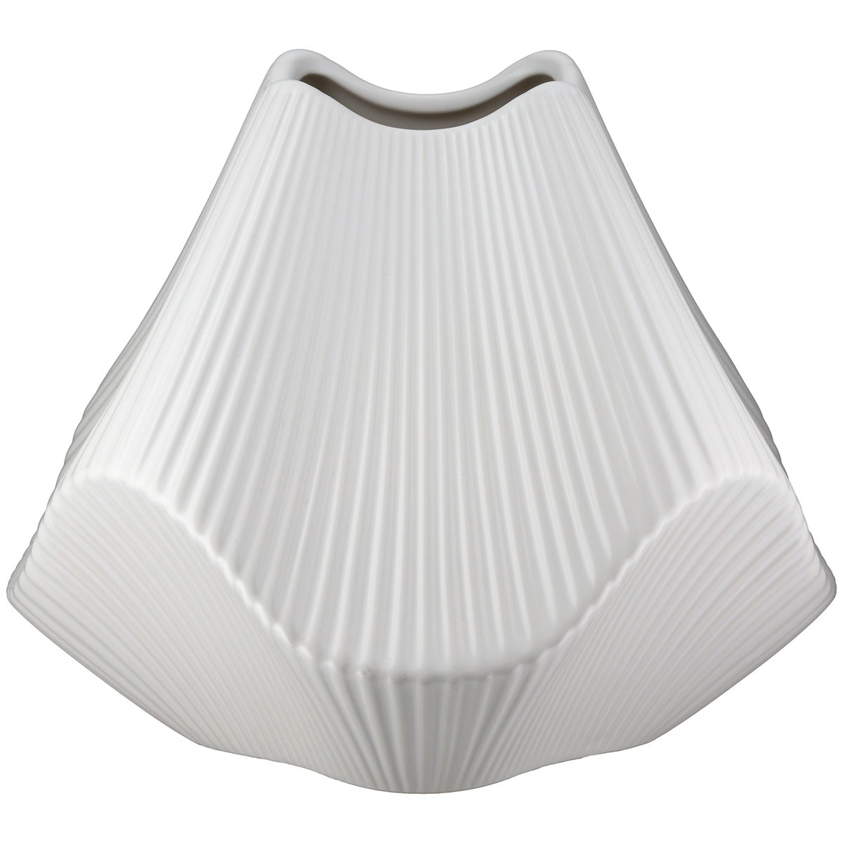 Βάζο Κεραμικό Λευκό 22X22X19Cm 22X22X19Cm - Hippiehome.gr