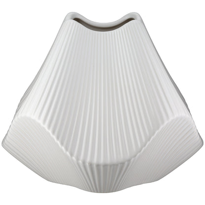 Βάζο Κεραμικό Λευκό 22X22X19Cm 22X22X19Cm - Hippiehome.gr