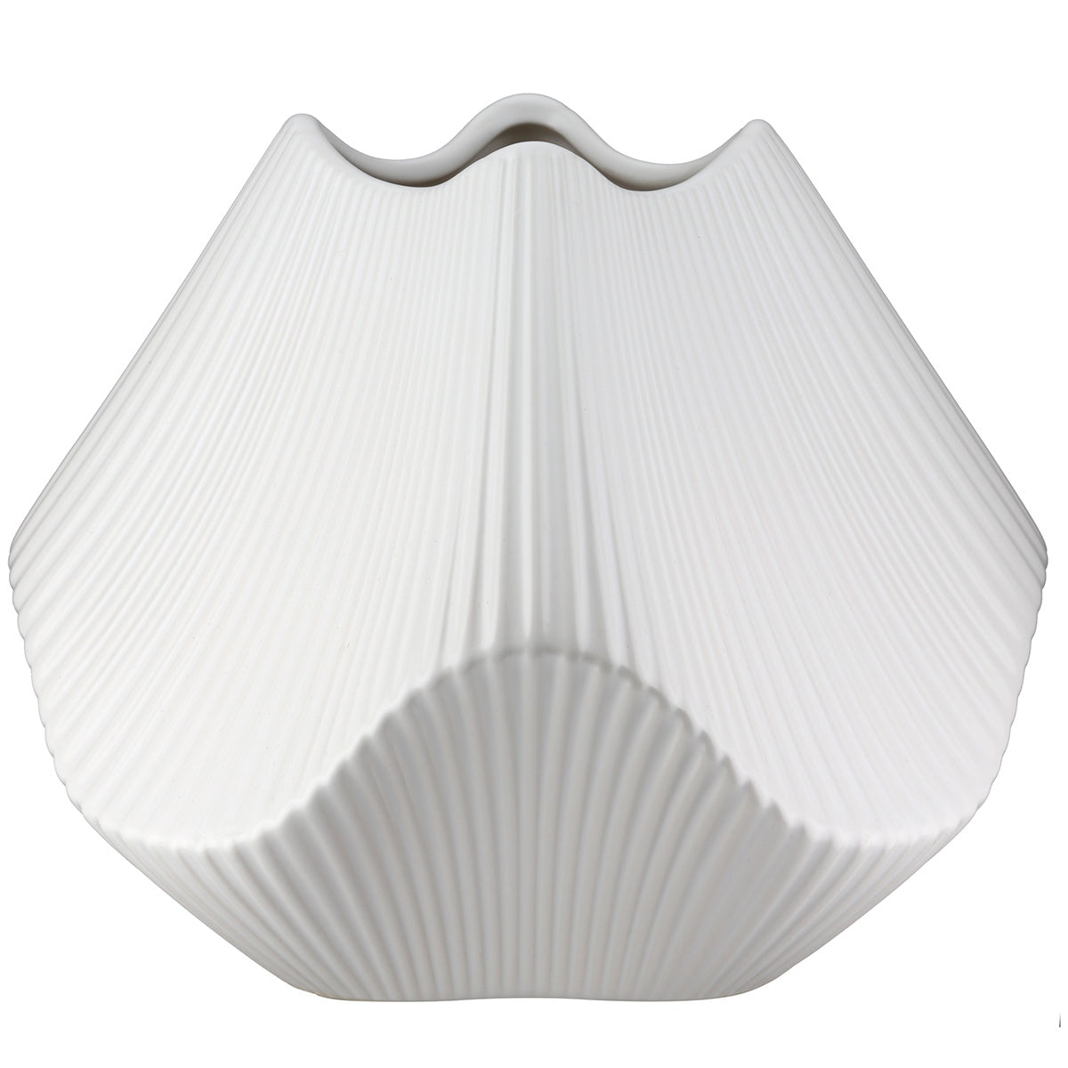 Βάζο Κεραμικό Λευκό 22X22X19Cm 22X22X19Cm - Hippiehome.gr