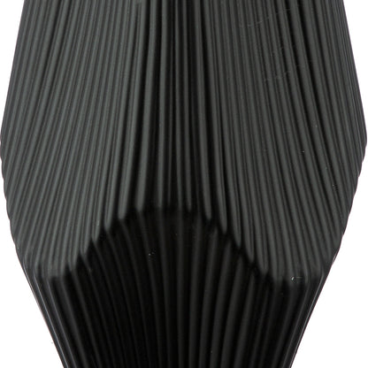 Βάζο Κεραμικό Μαύρο 15X15X30Cm 15X15X30Cm - Hippiehome.gr