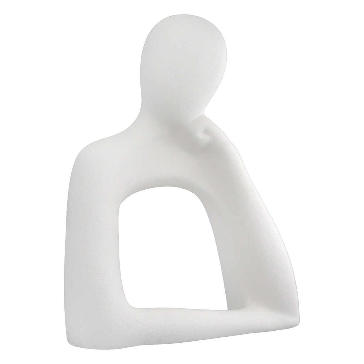 Σετ 2 τεμαχίων Φιγούρα Person "Think" Κεραμικό Λευκό 175X75X20Cm 175X75X20Cm - Hippiehome.gr
