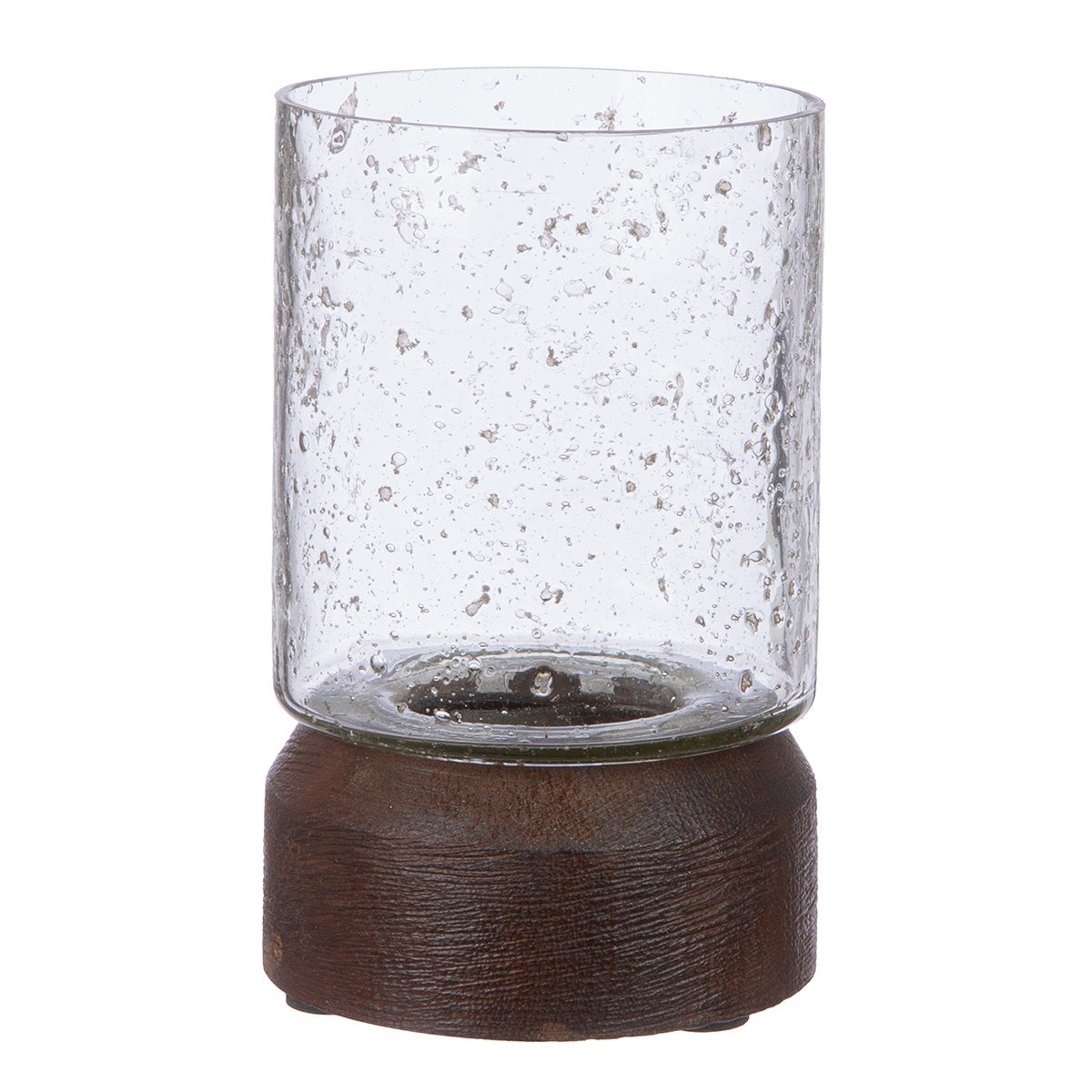 Ρεσώ Θήκη "Anuk" Γυάλινο Mango Ξύλο Brown Clear PU H. cm D. cm - Hippiehome.gr