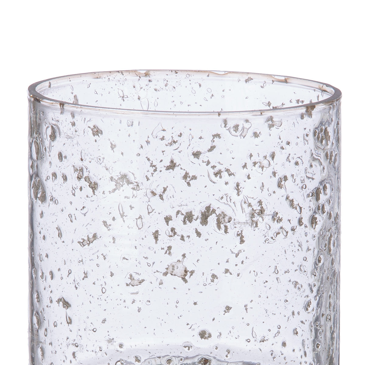 Ρεσώ Θήκη "Anuk" Γυάλινο Mango Ξύλο Brown Clear PU H. 205 cm D. 10 cm - Hippiehome.gr