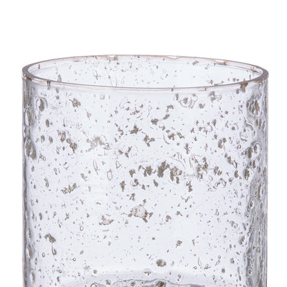 Ρεσώ Θήκη "Anuk" Γυάλινο Mango Ξύλο Brown Clear PU H. 205 cm D. 10 cm - Hippiehome.gr