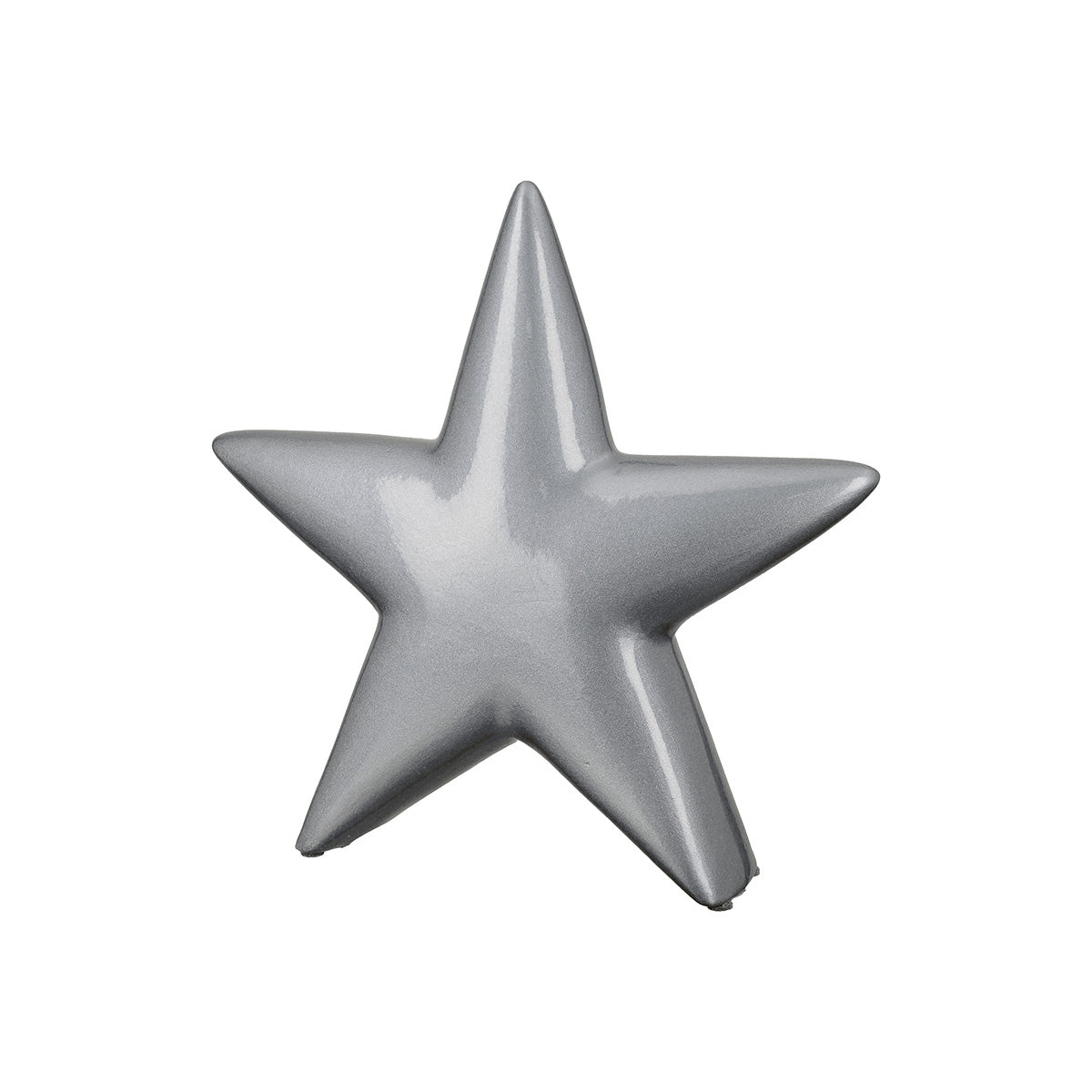 Διακοσμητικό Αστέρι Κεραμικό Ασημένιο PU 30x6x30cm - Hippiehome.gr