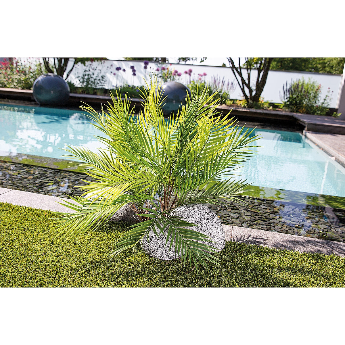 Μπουκέτο Φοίνικας ArteLibre Τεχνητό Πράσινο 65cm - Hippiehome.gr