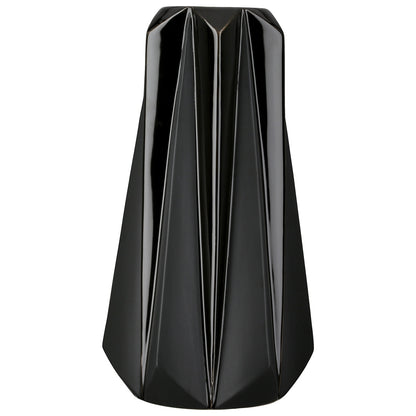 Βάζο Κωνικό Κεραμικό Μαύρο D14X25Cm D14X25Cm - Hippiehome.gr