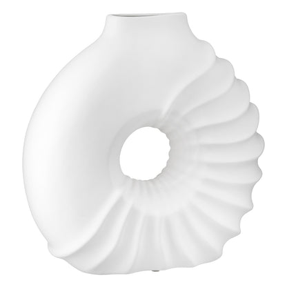 Βάζο Κεραμικό Λευκό 30X12X31Cm 30X12X31Cm - Hippiehome.gr