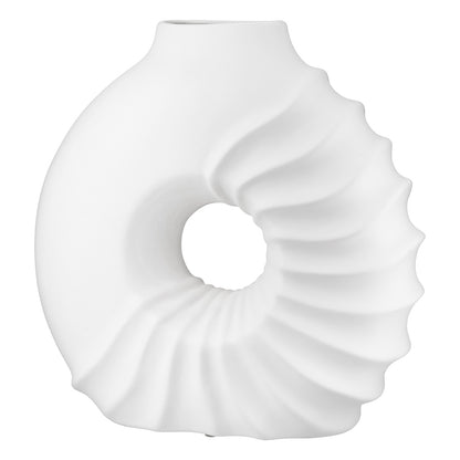 Βάζο Κεραμικό Λευκό 30X12X31Cm 30X12X31Cm - Hippiehome.gr