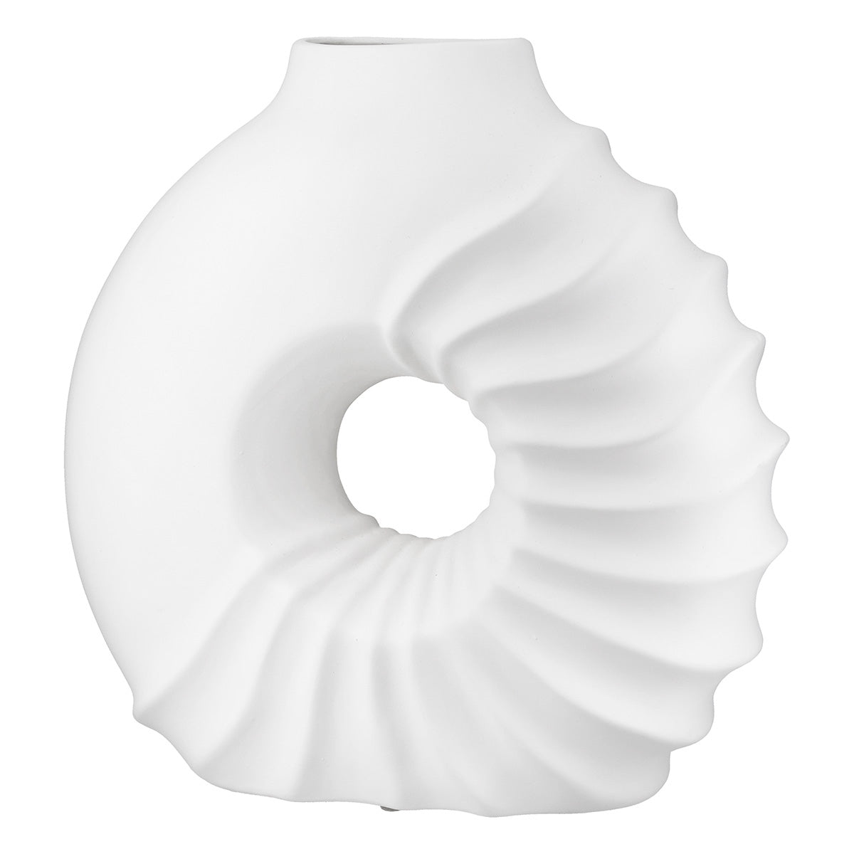 Βάζο Κεραμικό Λευκό 30X12X31Cm 30X12X31Cm - Hippiehome.gr