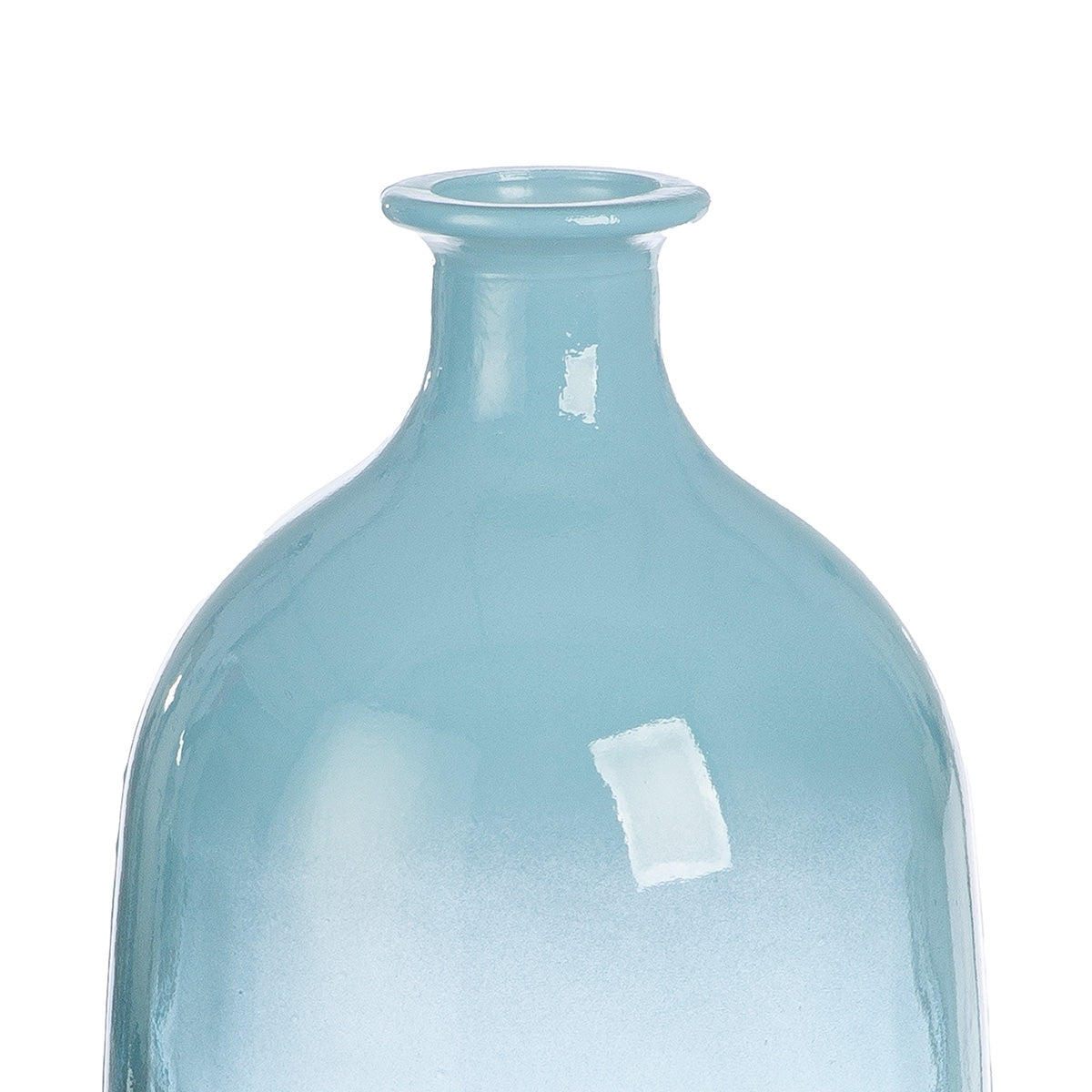 Βάζο Μπουκάλι Γυαλικά Μπλε D16X38Cm D16X38Cm - Hippiehome.gr