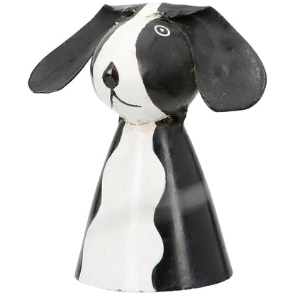 Φιγούρα φράχτη Dog Metal White Assorted 3 Times 7X6X7Cm 7X6X7Cm - Hippiehome.gr