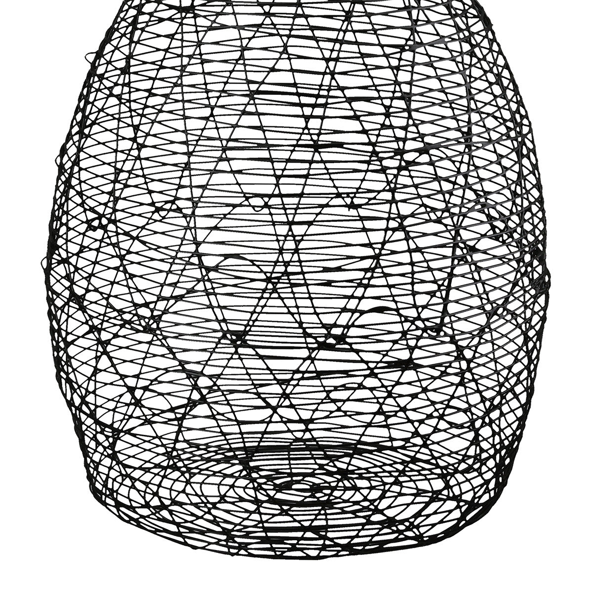 Βάζο Βολβώδες Μεταλλικό Μαύρο D22X33Cm D22X33Cm - Hippiehome.gr