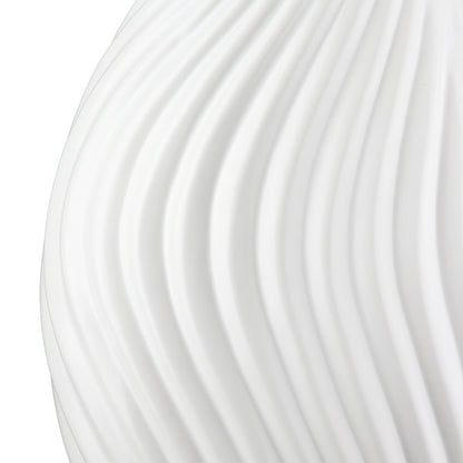 Βάζο Οργανικό Κεραμικό Λευκό 16X8X29Cm 16X8X29Cm - Hippiehome.gr