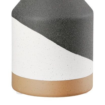 Βάζο Λαιμού Κεραμικό Μαύρο D10X21Cm D10X21Cm - Hippiehome.gr