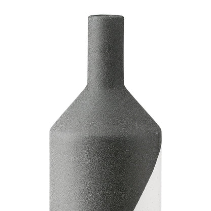 Βάζο Λαιμού Κεραμικό Μαύρο D10X31Cm D10X31Cm - Hippiehome.gr