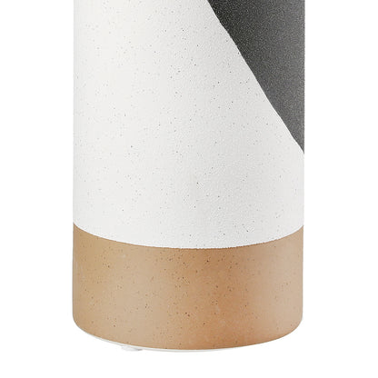 Βάζο Λαιμού Κεραμικό Μαύρο D10X31Cm D10X31Cm - Hippiehome.gr