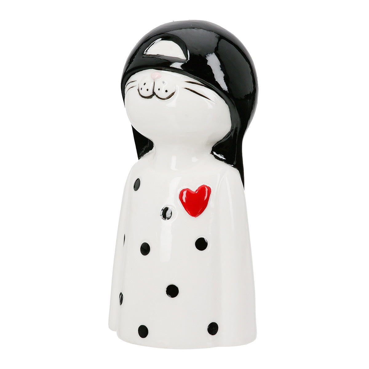 Figure Cat Porcelain White 2 Assorted 6X5X12Cm 6X5X12Cm - Hippiehome.gr