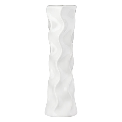 Βάζο Κεραμικό Λευκό Ποικιλία 3 φορές D13X46Cm D13X46Cm - Hippiehome.gr