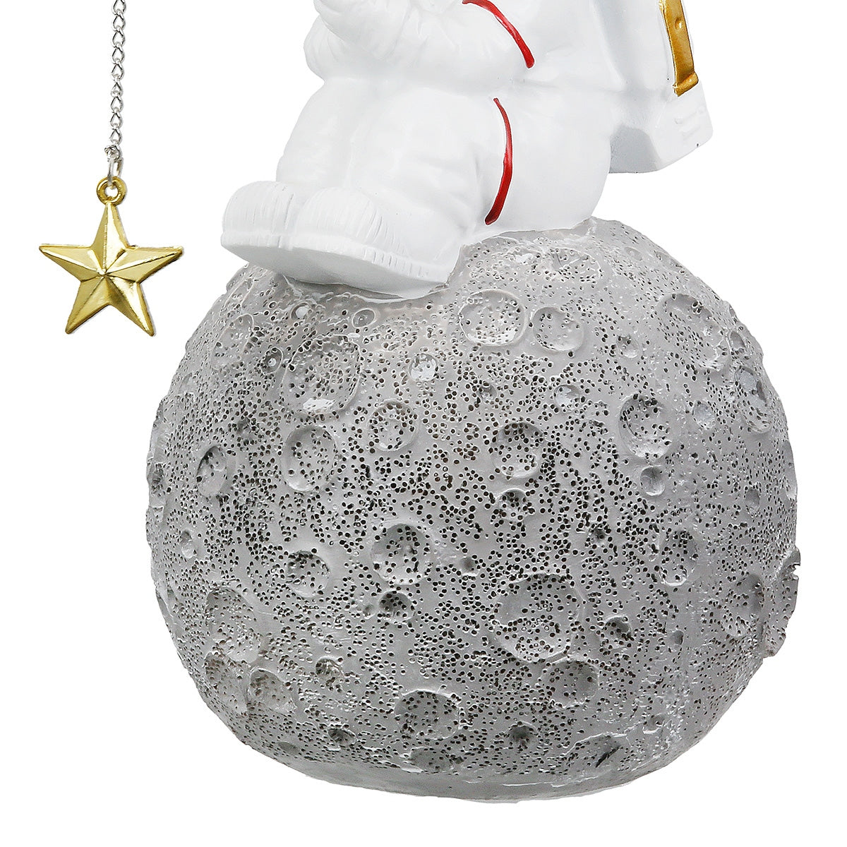 Figure Astronaut Synthetic Resin Grey White 2 Assorted 10X14X18Cm 10X14X18Cm - Hippiehome.gr