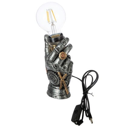 Επιτραπέζιο Φωτιστικό (Led) Χειροποίητη Συνθετική Ρητίνη Λευκό 10X7X18Cm 10X7X18Cm - Hippiehome.gr