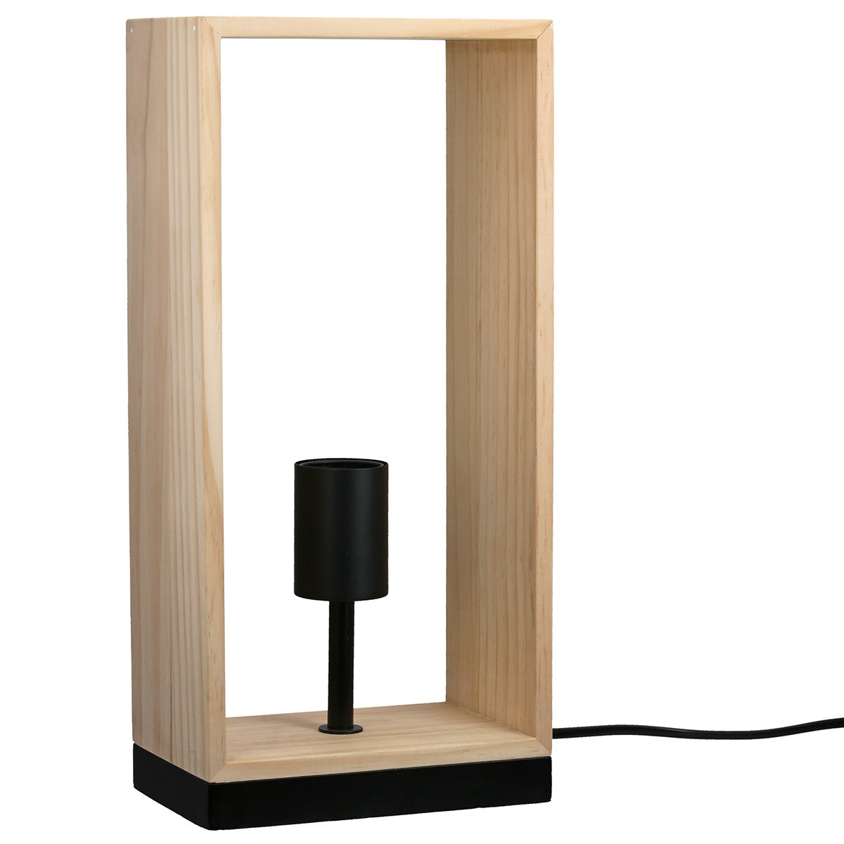 Επιτραπέζιο φωτιστικό Ξύλο Φυσικά Χρώματα 17X10X36Cm 17X10X36Cm - Hippiehome.gr