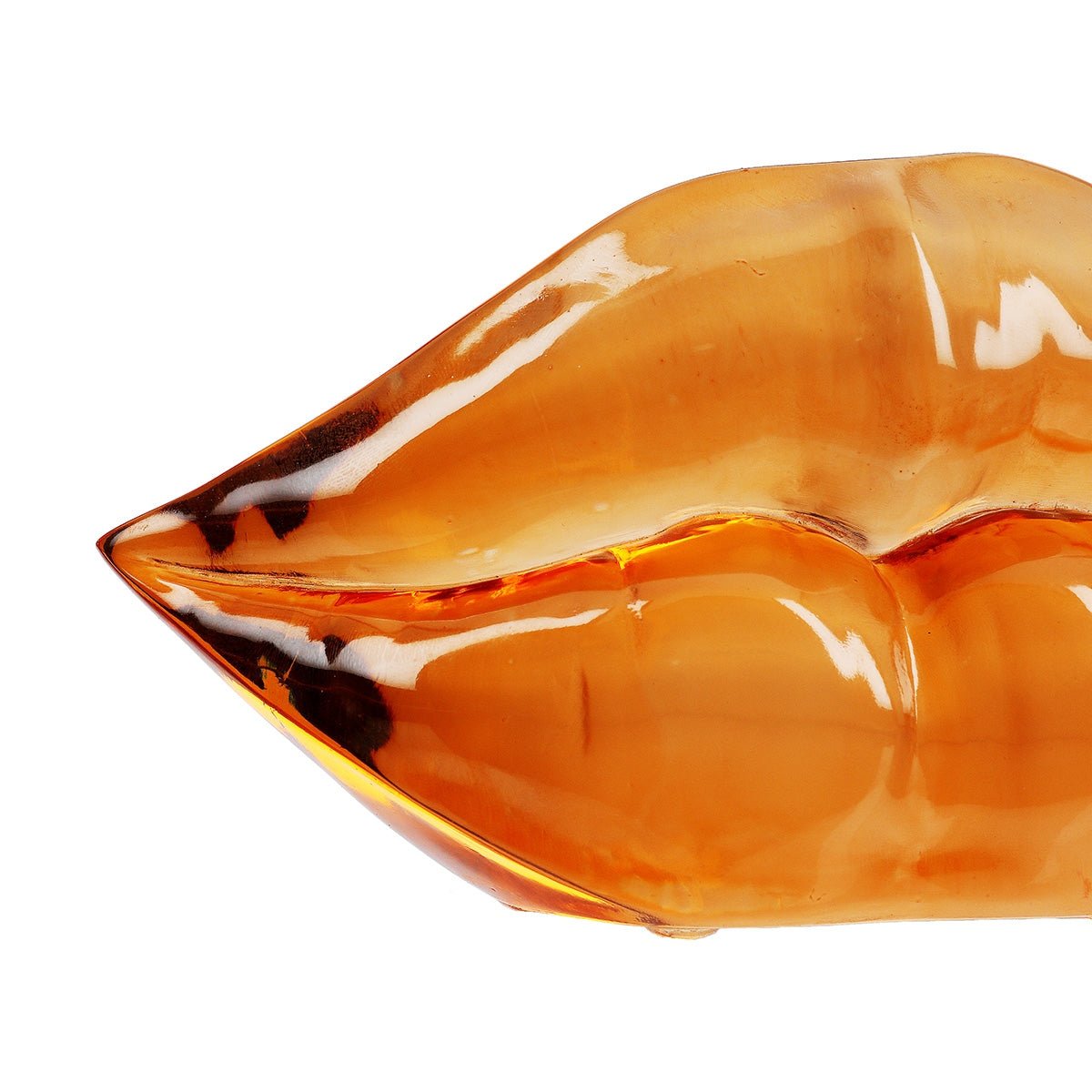 Διακοσμητικό Αντικείμενο Στόμα Ακρυλικό Πορτοκαλί Ροζ 2 Ποικιλία 17X7X10Cm 17X7X10Cm - Hippiehome.gr