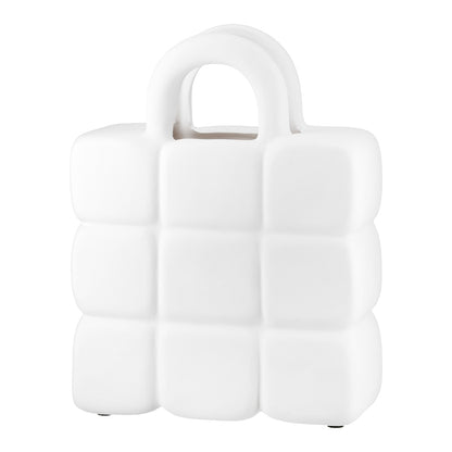 Βάζο Κεραμικό Μαύρο Λευκό 2 Ποικιλία 15X5X19Cm 15X5X19Cm - Hippiehome.gr