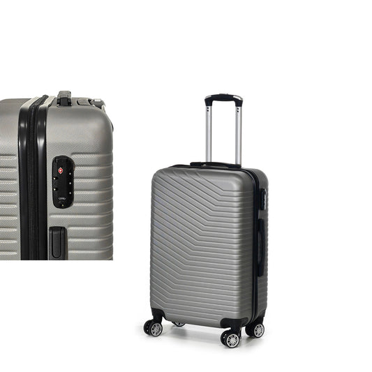 Βαλίτσα Καμπίνας Γκρι ABS 44x26x65cm - Hippiehome.gr