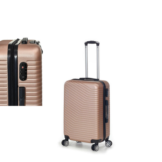 Βαλίτσα Καμπίνας Ροζ ABS 44x26x65cm - Hippiehome.gr