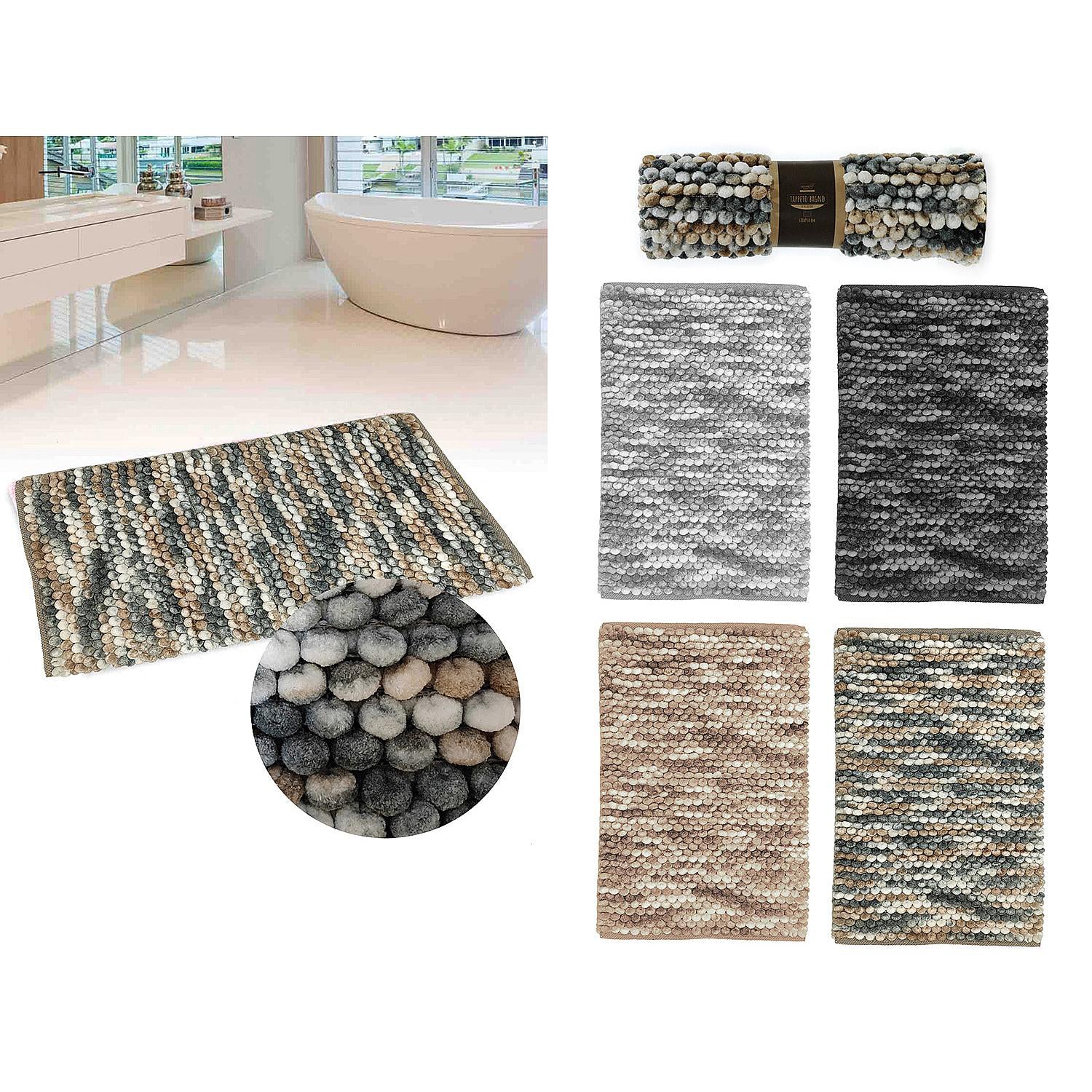 Πατάκι Μπάνιου 60% Βαμβάκι/40% Polyester 50x80cm Σε 4 Χρώματα - Hippiehome.gr