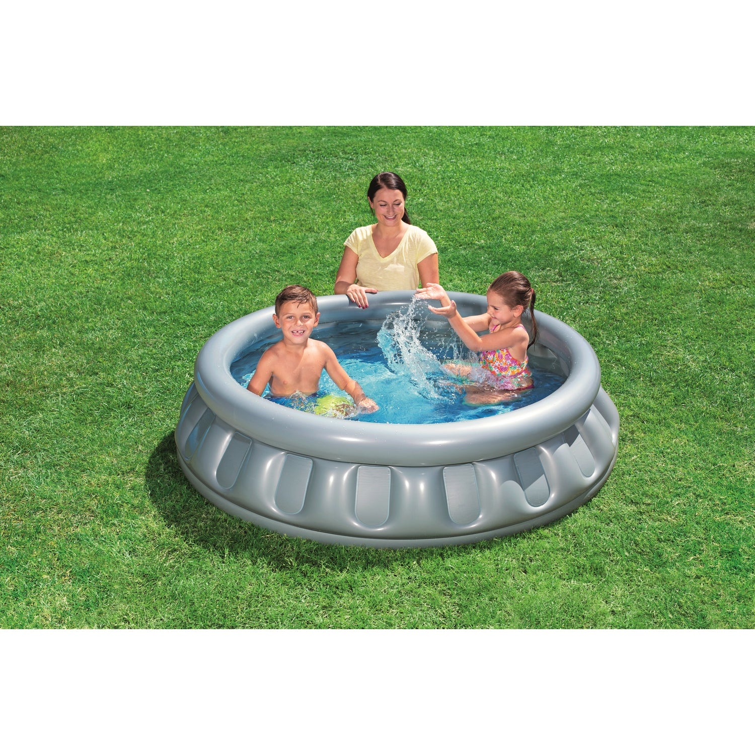 Φουσκωτή Πισίνα Ασημί 152x43cm BESTWAY - Hippiehome.gr