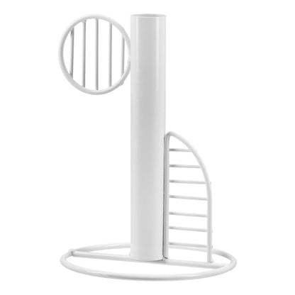 Κηροπήγιο "Black&White" Metal Black White 4 τμχ. Ποικιλία D115X16Cm D115X16Cm - Hippiehome.gr