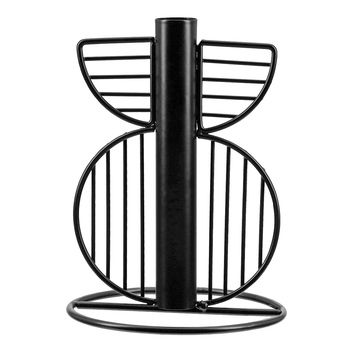 Κηροπήγιο "Black&White" Metal Black White 4 τμχ. Ποικιλία D115X16Cm D115X16Cm - Hippiehome.gr