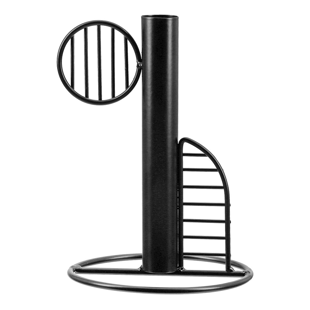 Κηροπήγιο "Black&White" Metal Black White 4 τμχ. Ποικιλία D115X16Cm D115X16Cm - Hippiehome.gr