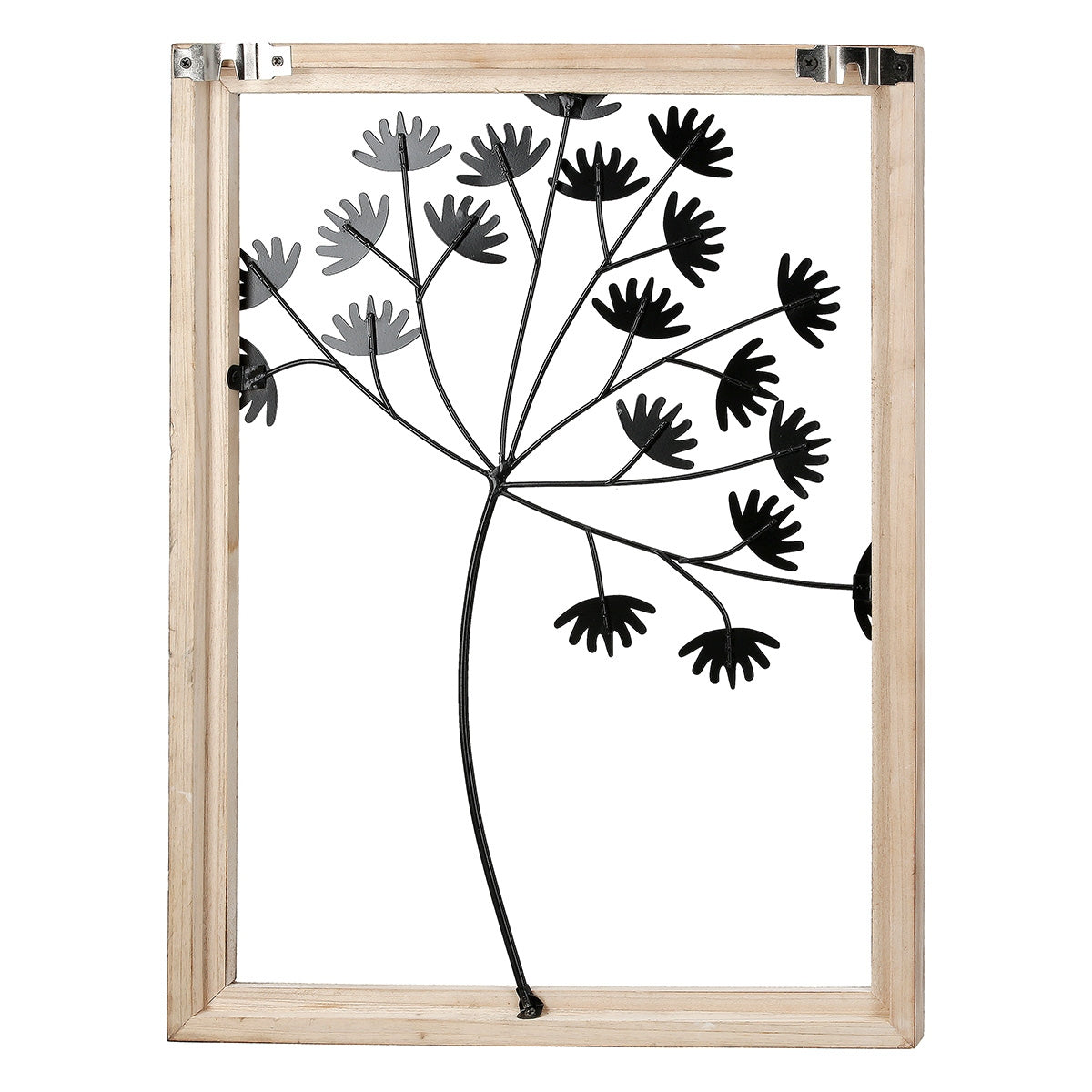 Wall Relief "Dandelion" Μέταλλο Μαύρο PU 30x3x40cm - Hippiehome.gr