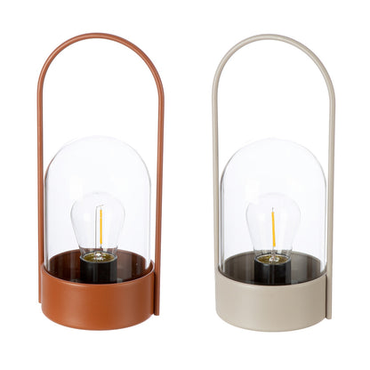 Διακοσμητικό Αντικείμενο (Led) Μεταλλικό Καφέ Γκρι 2 Ποικιλία 11X10X24Cm 11X10X24Cm - Hippiehome.gr