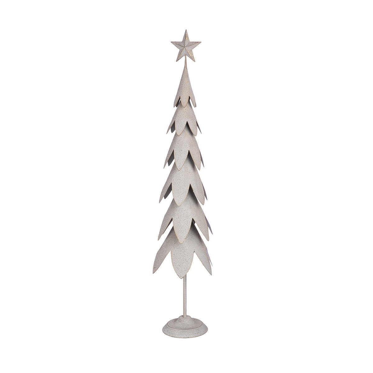 Διακοσμητικό Χριστουγεννιάτικο Δέντρο "Yukon" Μέταλλο Γκρι PU L. 21 cm H. 89 cm - Hippiehome.gr
