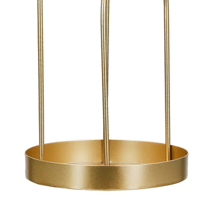 Σταντ κοσμήματος Μεταλλικό Χρυσό Χρώμα 13X13X31Cm 13X13X31Cm - Hippiehome.gr