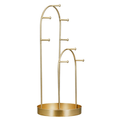 Σταντ κοσμήματος Μεταλλικό Χρυσό Χρώμα 13X13X31Cm 13X13X31Cm - Hippiehome.gr