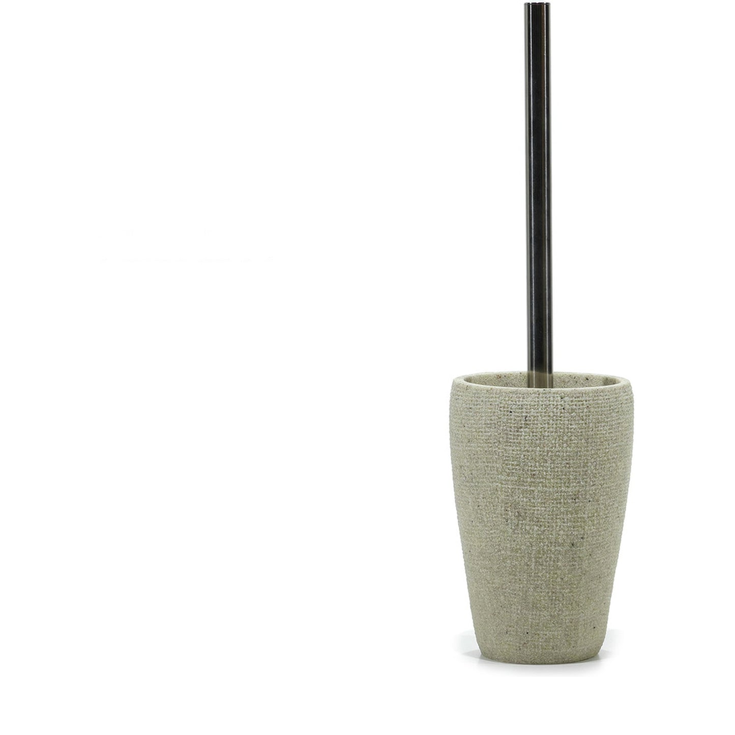 Θήκη Βούρτσας Τουαλέτας Μπεζ/Πολυρητίνη - Hippiehome.gr